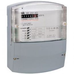 Счетчик НИК 2301 АП1 (Харьков) 5(100)А, 3ф, электронный однотарифный